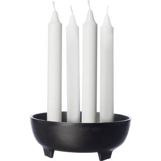Ernst Adventslysestage Støbt - Adventsstager Aluminium Sort - 152221