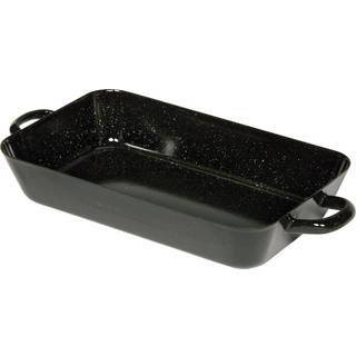 Riess Classic Bratformen Bratpfanne 33 x 20 cm - Emaille - Schwarz