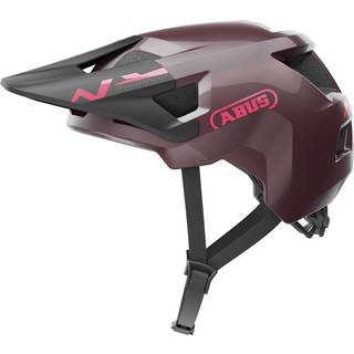 ABUS YouDrop Hjelm i Wildberry Red S - In-Mold Teknologi, Ventilation med 6 Luftindtag, Hestehale-kompatibel, Retroreflekterende Effekt