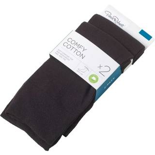 Pierre Robert 2-pak Relax Eco Socks - Black - Str 41/45