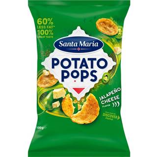 Santa Maria 2 x Potato Pops Jalapeño Cheese