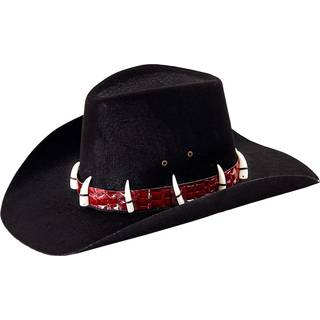 Cowboyhat med tænder