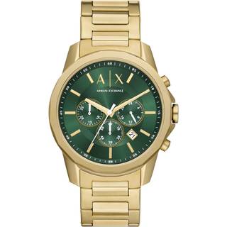 Armani Exchange Chronograph Quartz Green Dial Steel Strap Men’s Watch AX1746