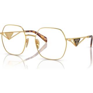 Prada Kvinde PR 59ZV 1511O1 Vista -rammer Metal Guld Transparent Geometrisk Normal