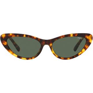 Polo Ralph Lauren Kvinde PH4199U 607871 Solbriller Acetat Skildpadde Grøn Cat Eye Normal