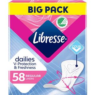 Libresse Regular Big Pack - 58 stk.