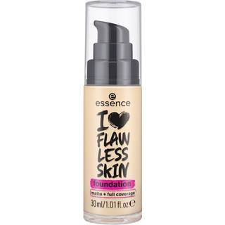 essence I LOVE FLAWLESS SKIN Foundation med høj dækkeevne  med mat effekt Skygge 20 - Medium Porcelain 30 ml - 30 ml