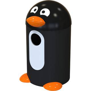 Pingvin affaldsspand 55 liter 80,5cm høj sort