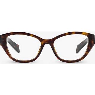 Prada Kvinde PR 21ZV 19J1O1 Optiske stel Acetat Skildpadde Transparent Geometrisk Normal