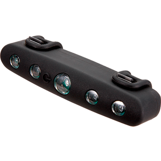 Baglygte Mixbike m/5Led & Batteri Sort
