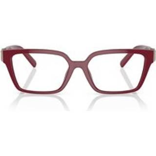 Tiffany Kvinde TF2232U 8366 Optiske stel Injiceret Rød Transparent Firkantet Normal