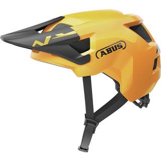 ABUS Hjelm YouDrop i Icon Yellow S - In-Mold Teknologi, Ventilation med 6 Luftindtag, 5 Luftudtag, Zoom Ace MTB Justeringssystem, Hestehale-kompatibel