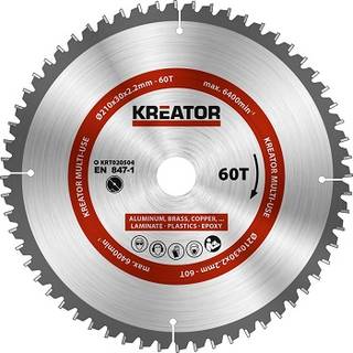 Rundsavsklinge 210 mm ALU - 60 HM tænder