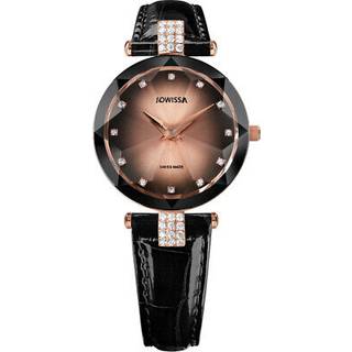Jowissa J5.651.M Facet Strass Damenuhr 29mm 5ATM