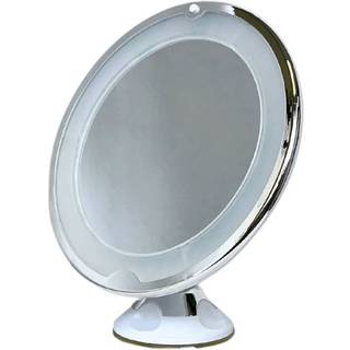 Conzept make up spejl med LED lys og sugekop Ø20 cm