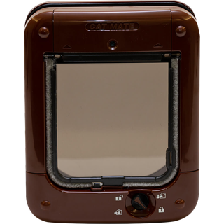 Petmate Microchip Cat Flap - Brown