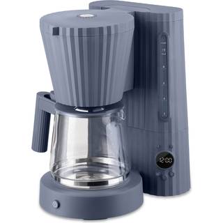 Alessi Plissé Kaffemaskine Grå