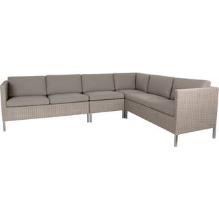 Cane-Line - Connect dining lounge combination 10 A+B+C+D Taupe, Cane-line Natté