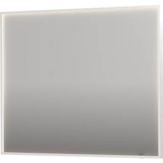 Sanibell INK SP19 LED spejl 100x80cm på mathvid aluramme