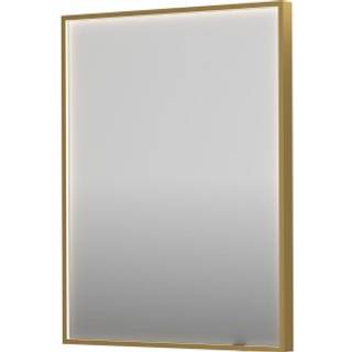 Sanibell INK SP19 LED spejl 60x80cm på børstet mat guld aluramme