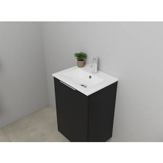 Sanibell Online usamlet møbelsæt 46x36cm matsort med 1 låge
