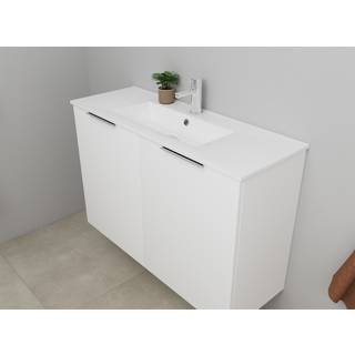 Sanibell Online møbelsæt 101x36cm mathvid med 2 låger