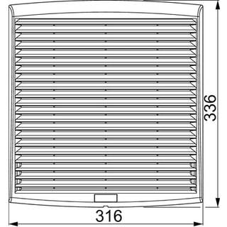 Schneider Ventilator m/filter 850m¦/t 400