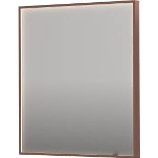 Sanibell INK SP19 LED spejl 70x80cm på børstet kobber aluramme