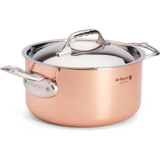 de Buyer Inocuivre Bratentopf 20 cm / 3,3 L - Kupfer mit Edelstahlgussgriffen