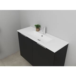 Sanibell Online usamlet møbelsæt 101x36cm matsort med 2 låger