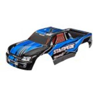 Traxxas - TRX3651X - Body, Stampede® (also fits Stampede® VXL), blue (painted, decals applied)