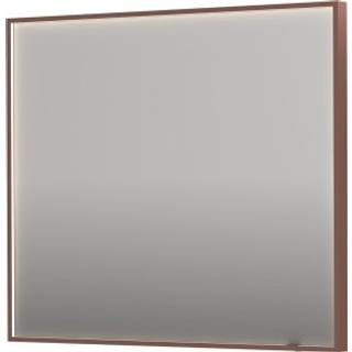 Sanibell INK SP19 LED spejl 90x80cm på børstet kobber aluramme