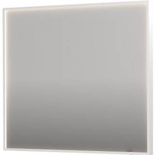 Sanibell INK SP19 LED spejl 90x80cm på mathvid aluramme