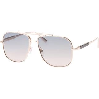 TOM FORD Mand FT0669 JUDE 28B Solbriller Metal Guld Grå Geometrisk Normal Skygge
