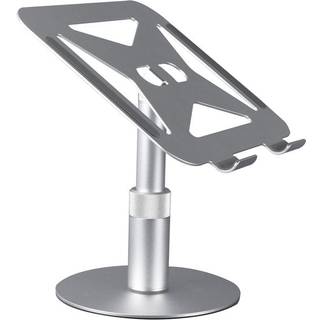 NÖRDIC Roterende aluminiumsholder til bærbar computer, justerbar højde Ergonomisk computerstativ med 360 roterende,