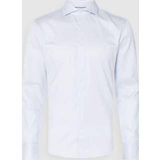 ETERNA Herren Hemd blau gestreift Slim Fit