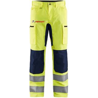 Blåkläder 1585 High Vis Buks med stretch / High Vis Arbejdsbuks med stretch - C52 - High Vis Gul/Marineblå