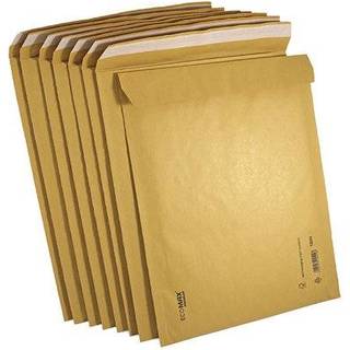 Ecomax 100% papir boblekonvolutter 200x275mm No. 14/D FSC brun