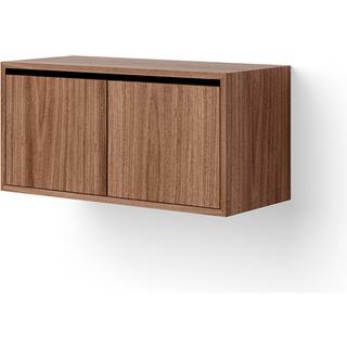 New Works Cabinet Reol Lav Med Døre Valnød