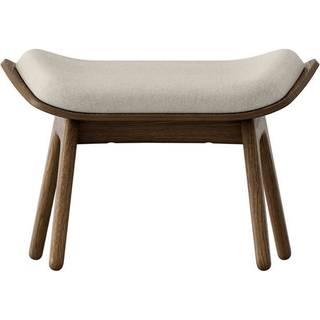 Umage The Reader Ottoman - white sand - Mørk eg
