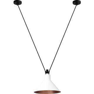 Lampe Gras N323 L Conic Pendel Hvid/Kobber