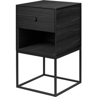 Audo Copenhagen Frame 35 Sidebord Med 1 Skuffe - Sidebord & Aflastningsbord Askefinér Sortbejdset Ask - 71074-001516
