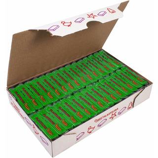 Jovi - Genanvendelig ikke -tørrende modellering af ler 30 plasticine stænger 1,75 oz Hver i alt 3,3 lb (lysegrøn)