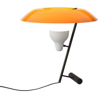 Astep Model 548 Bordlampe Mørk Poleret / Orange - Bordlamper Messing Sort - T03-T12-10BO
