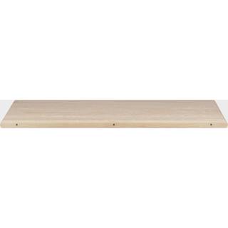 Haslev Symphony 86 Tillægsplade 46x90 Cm Hvidolieret - Spisebord & Barbord Massiv Eg Hvidolieret eg - TMSY86-EGOH-090-46