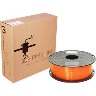 3DE Premium - PLA Transparent - Orange - 1.75mm - 1kg