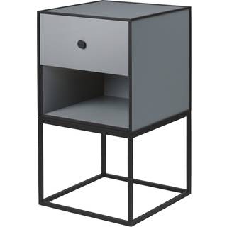 Audo Copenhagen Frame 35 sideboard inkl. skuffe og stel - Dark grey