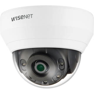 Hanwha Vision Dome Kamera QND-6012R1 2,8mm Überwachungskamera mit 2 Megapixel Auflösung. professionelle Kamera für außen - weiß