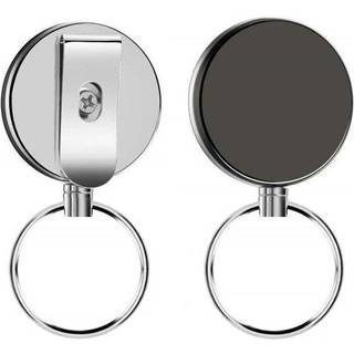 Udtrækkelig nøglering med yo-yo funktion og snor 62 cm 1 pack