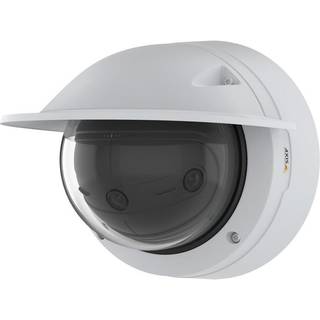 Axis Communications Panorama Kamera 02060-001 3,2mm Überwachungskamera mit 13 Megapixel Auflösung. professionelle Kamera für außen - weiß